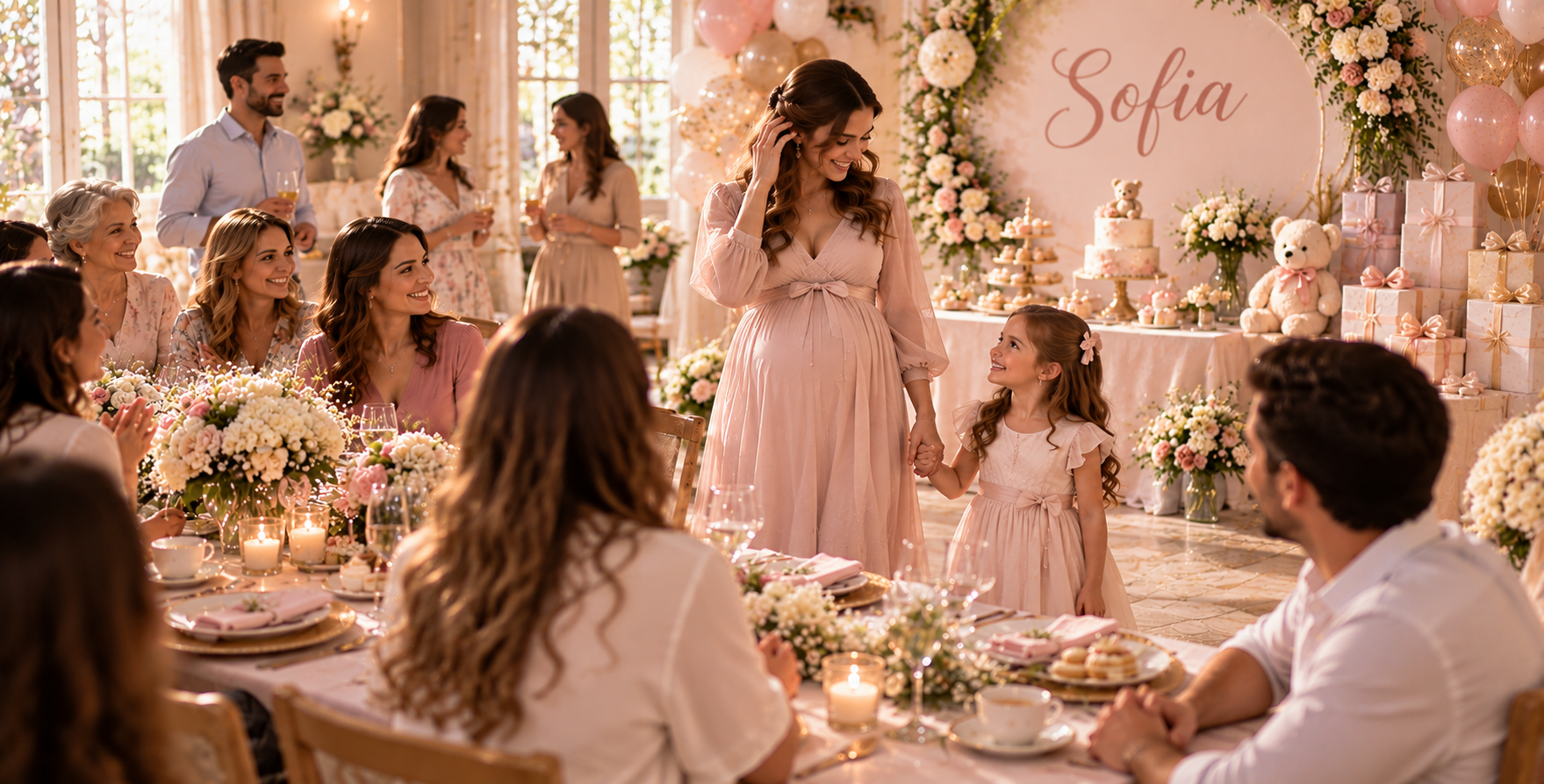 Celebración de baby shower